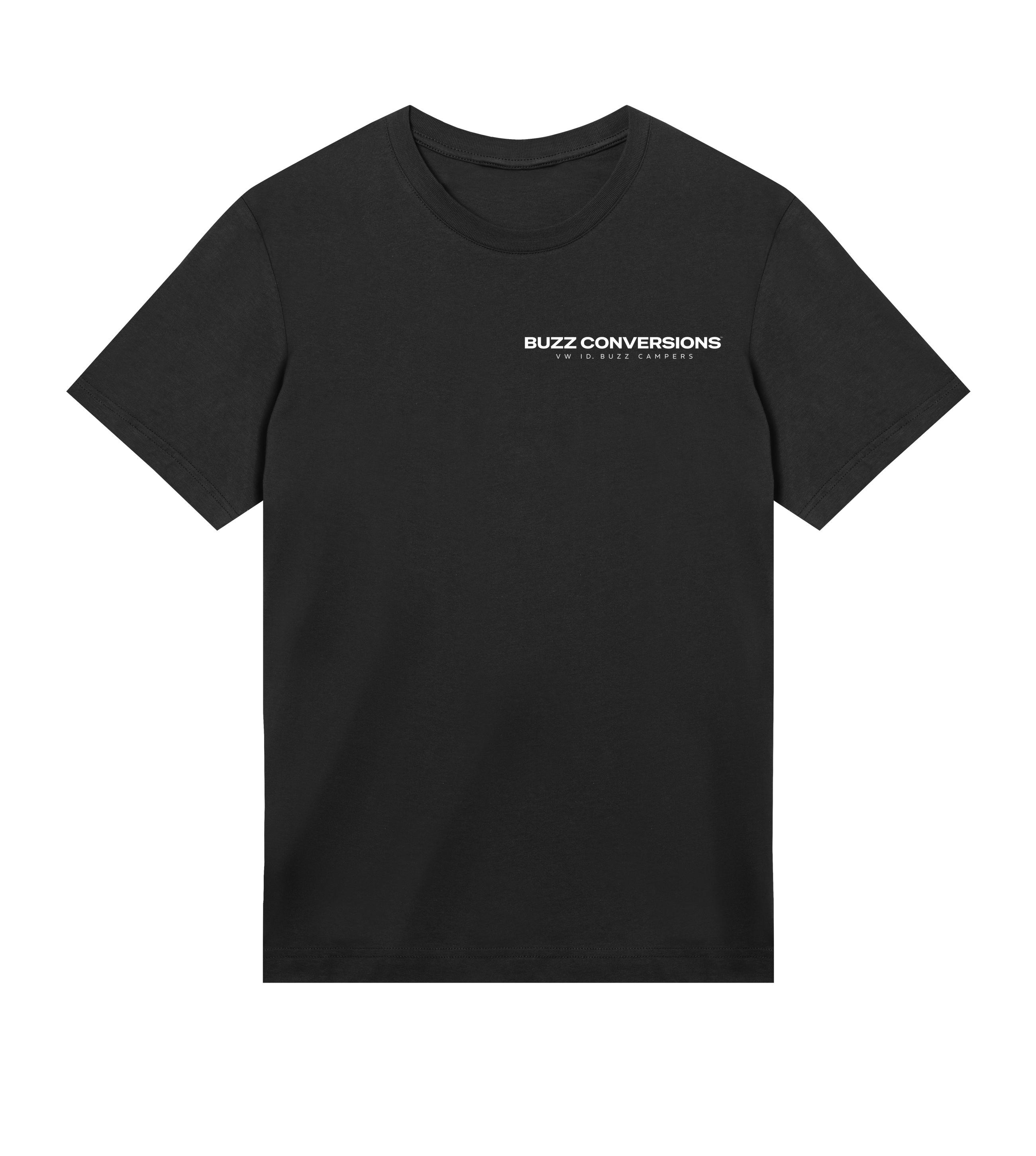 BC Essentials Mens Regular Tee - Logo F+R - Buzz Conversions