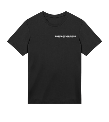 BC Essentials Mens Regular Tee - Logo F+R - Buzz Conversions