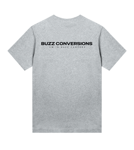 BC Essentials Womens Regular Tee - Logo F+R W/G - Buzz Conversions