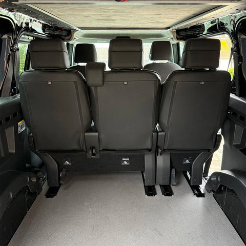 VW ID. Buzz Cargo Kombi Seat Conversion 2+1 Leather Seats + Subframe - Buzz Conversions