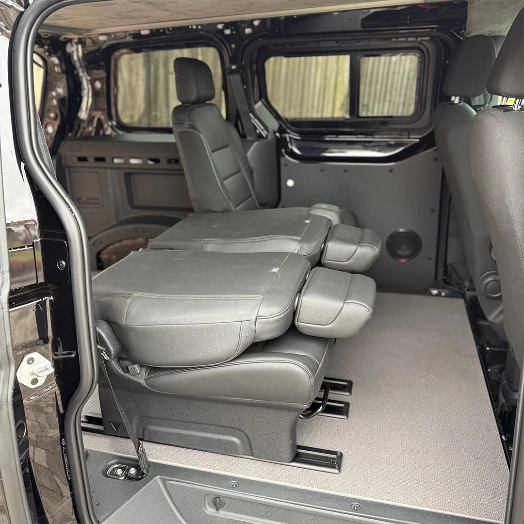 VW ID. Buzz Cargo Kombi Seat Conversion 2+1 Leather Seats + Subframe - Buzz Conversions