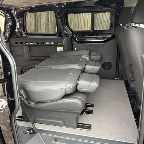 VW ID. Buzz Cargo Kombi Seat Conversion 2+1 Leather Seats + Subframe - Buzz Conversions