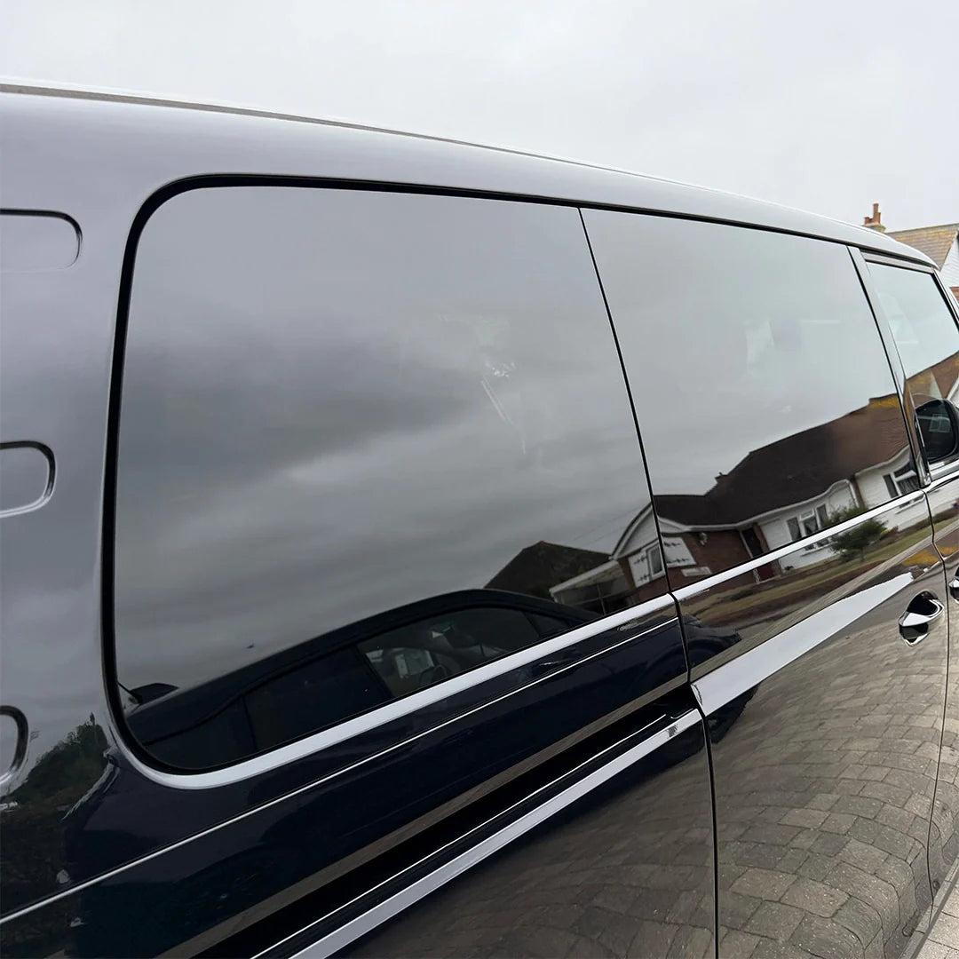 VW ID. Buzz Cargo Sliding Doors Fixed Windows + Fixed Rear Quarter Windows – 2 PAIR - Buzz Conversions
