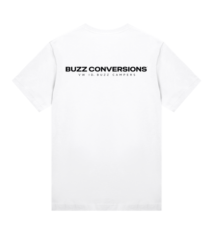 BC Essentials Womens Regular Tee - Logo F+R W/G - Buzz Conversions