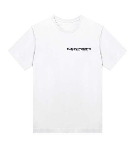 BC Essentials Womens Regular Tee - Logo F+R W/G - Buzz Conversions