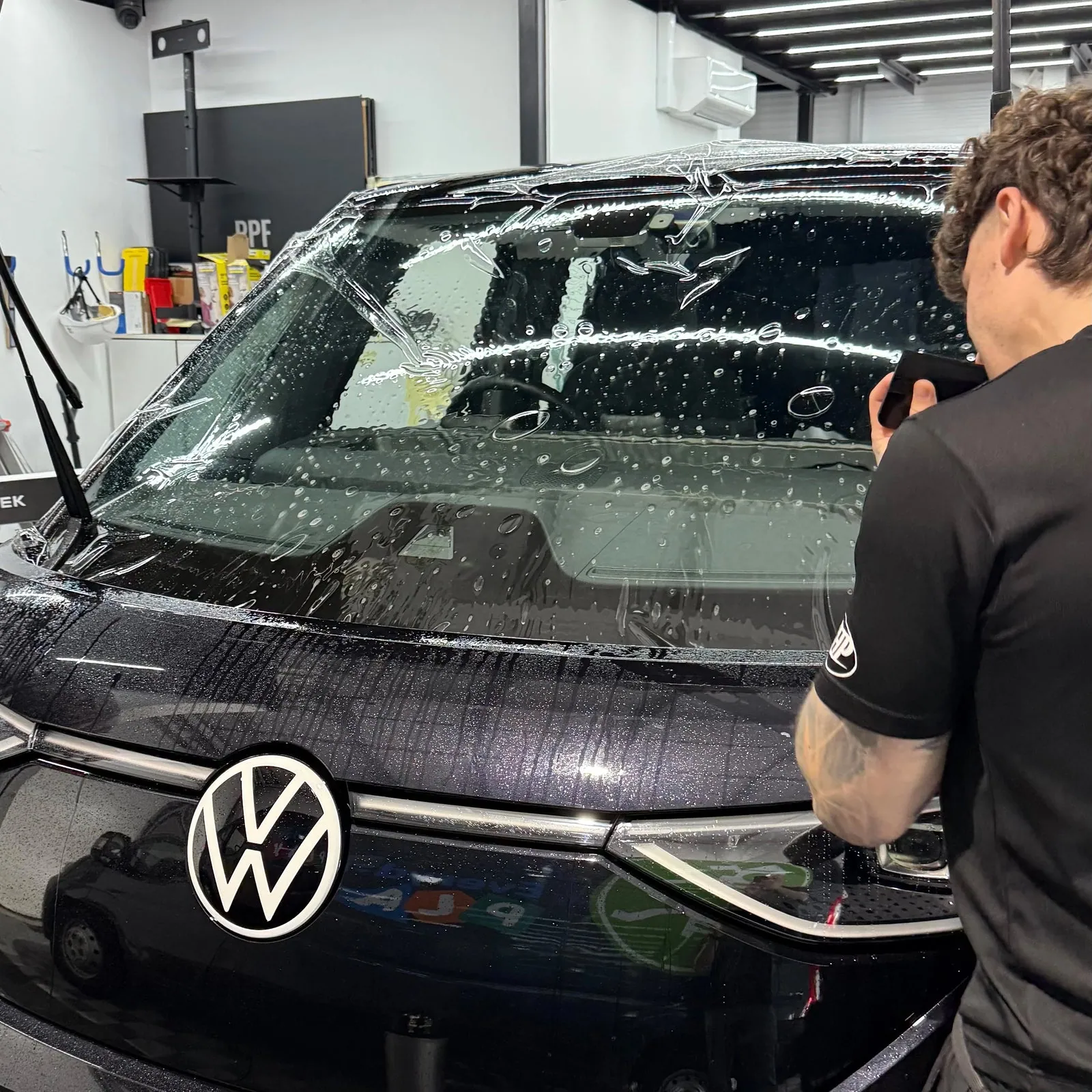 VW ID. Buzz Windscreen PPF (Paint Protection Film) - Buzz Conversions