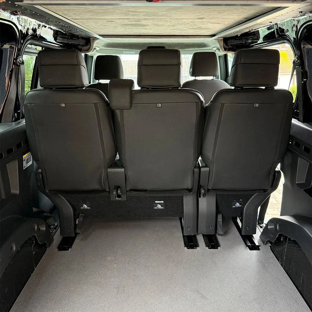 VW ID. Buzz Cargo Kombi Seat Conversion 2+1 Leather Seats + Subframe - Buzz Conversions