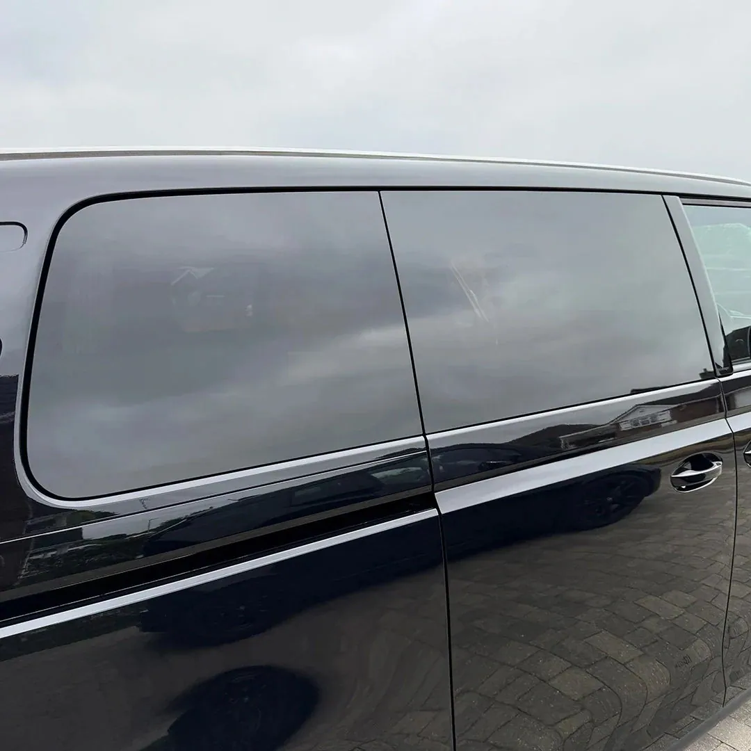 VW ID. Buzz Cargo Genuine Glass Sliding Doors Fixed Windows + Fixed Rear Quarter Windows – 2 PAIR - Buzz Conversions