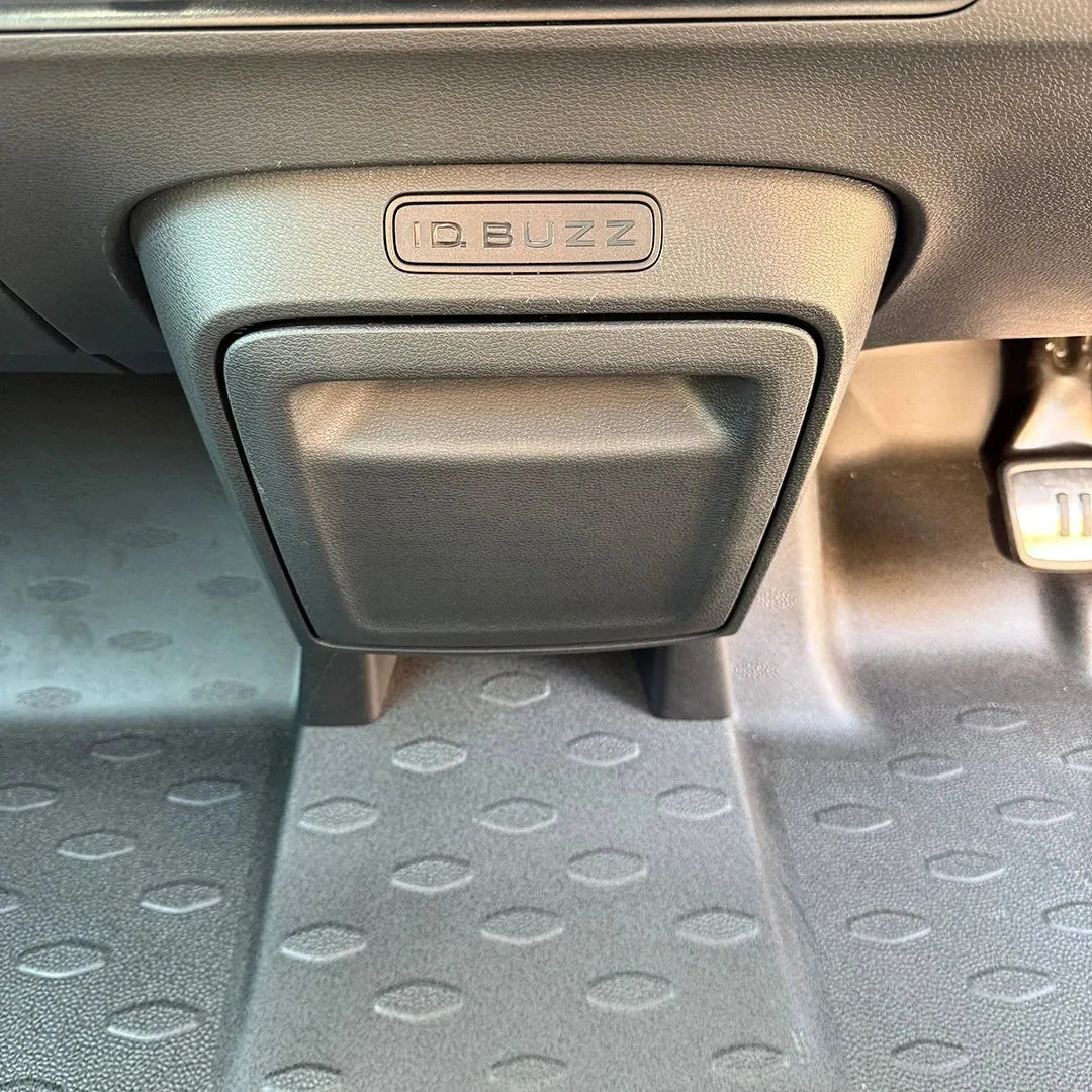 Genuine VW ID. Cargo Tunnel Trim Folding Cup Holder (Black) - Buzz Conversions